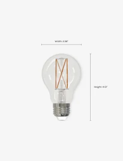 A19 LED Filament Bulb (Set of 4)