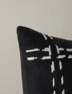 Accord Embroidered Pillow by Élan Byrd