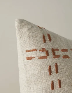Accord Embroidered Pillow by Élan Byrd
