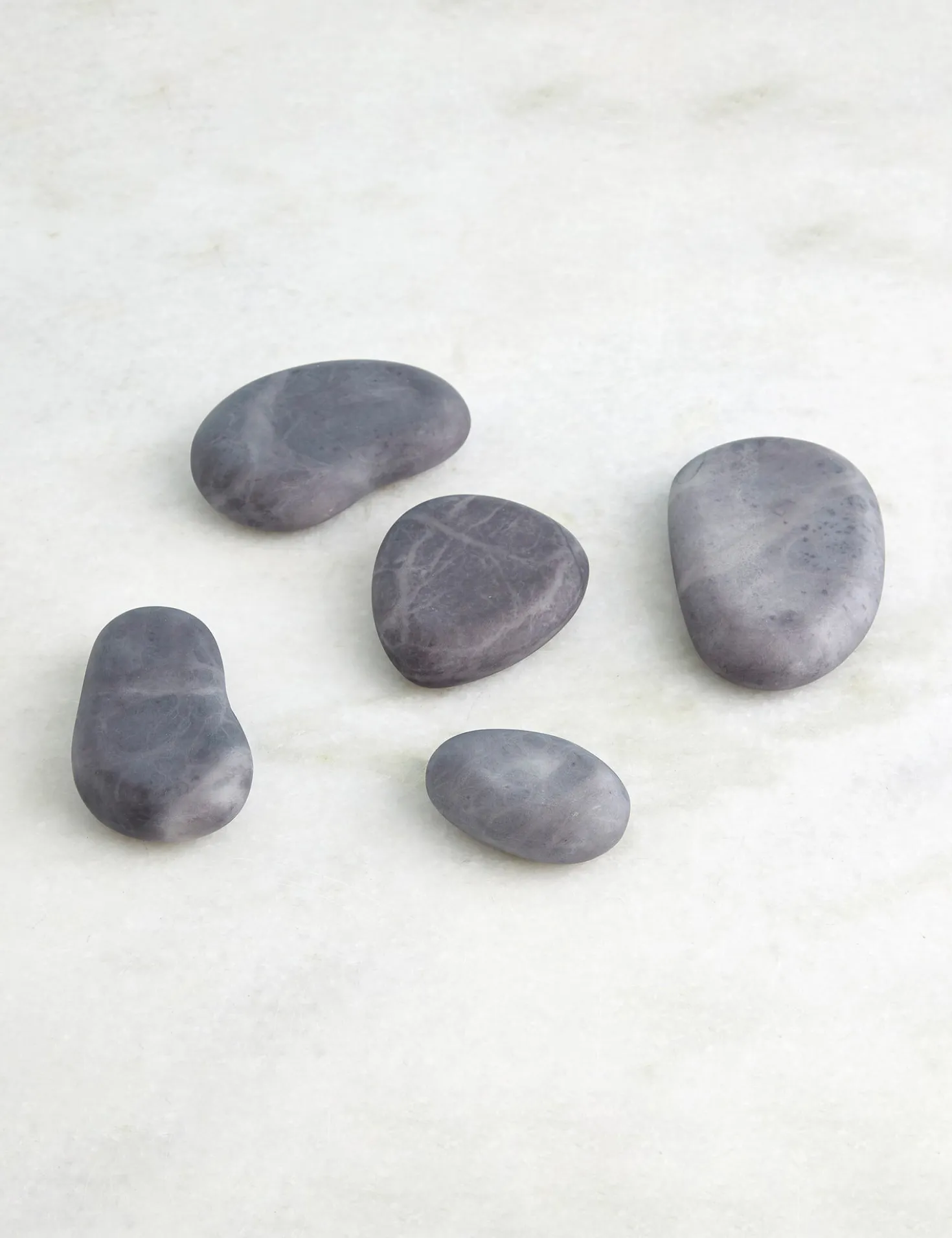 Alabaster River Rocks (Set of 5) by Ashley Childers