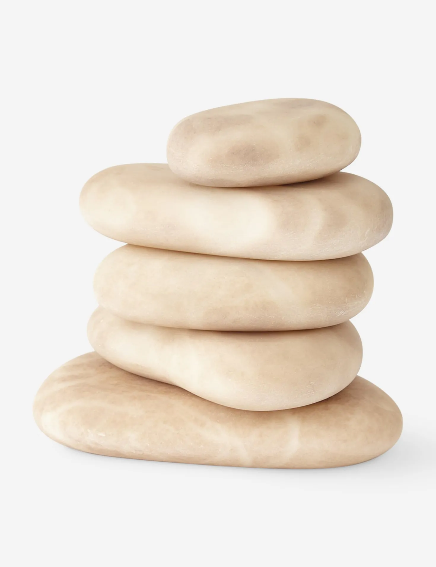 Alabaster River Rocks (Set of 5) by Ashley Childers
