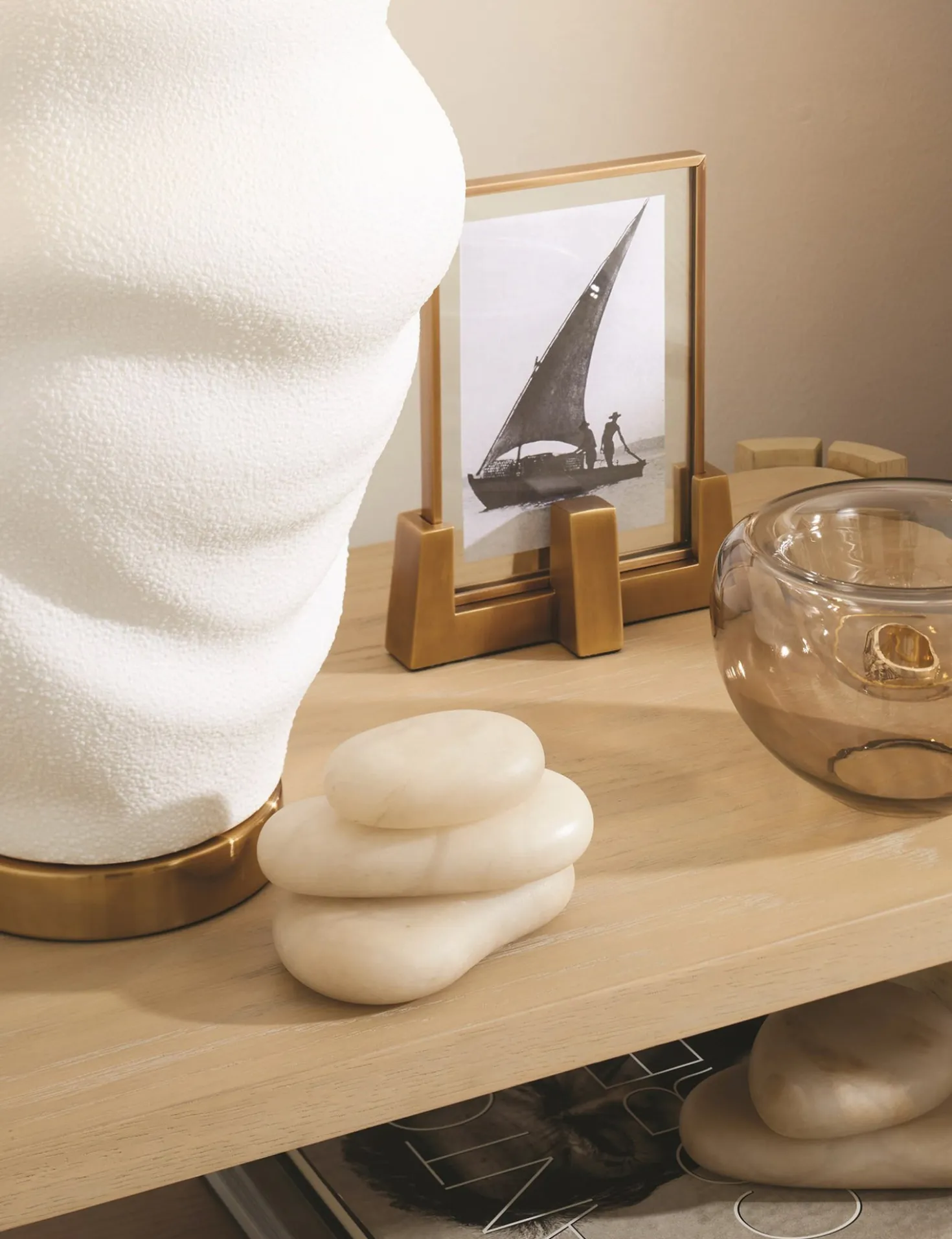 Alabaster River Rocks (Set of 5) by Ashley Childers