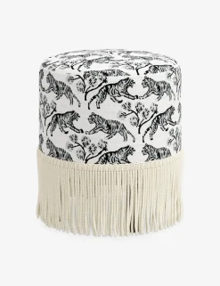 Alair Round Ottoman