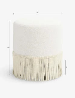 Alair Round Ottoman