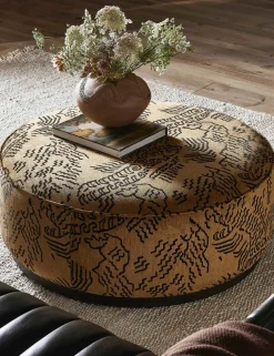 Aldora Round Ottoman
