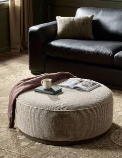 Aldora Round Ottoman