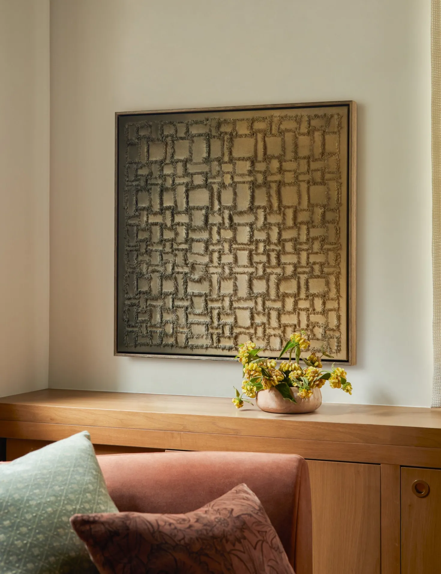 All Torn Up Square Wall Art by Danielle Davis