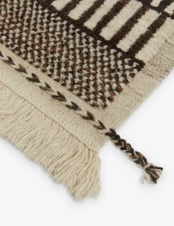 Allard Moroccan-Style Hand-Knotted Wool Rug