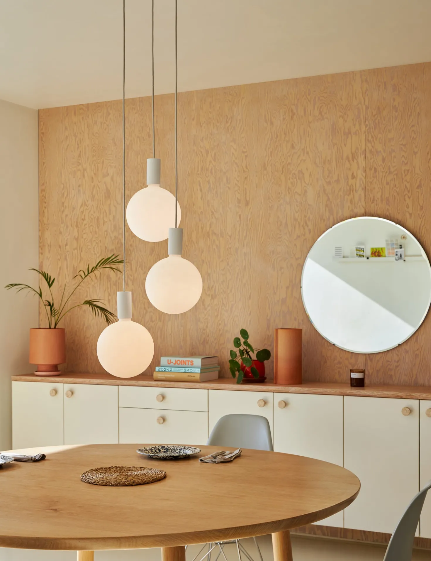 Alumina Triple Pendant Light by Tala