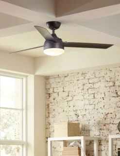Alya Indoor / Outdoor Ceiling Fan + Light