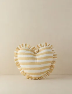 Amaroso Linen Heart Pillow