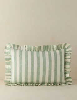 Amaroso Linen Ruffle Pillow