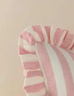 Amaroso Linen Ruffle Pillow