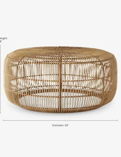 Amina Round Coffee Table