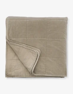 Amsterdam Cotton Velvet Coverlet by Pom Pom at Home