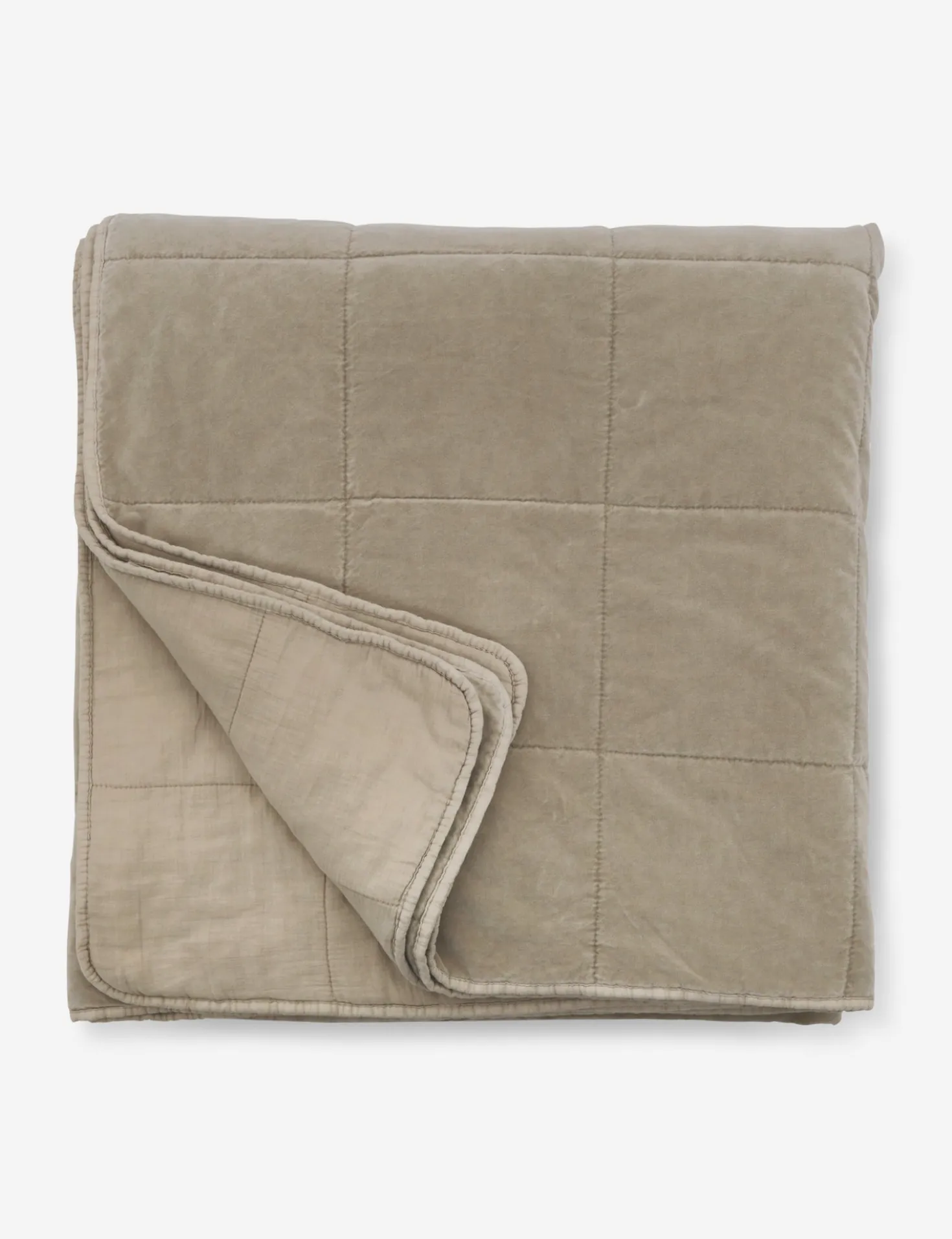 Amsterdam Cotton Velvet Coverlet by Pom Pom at Home