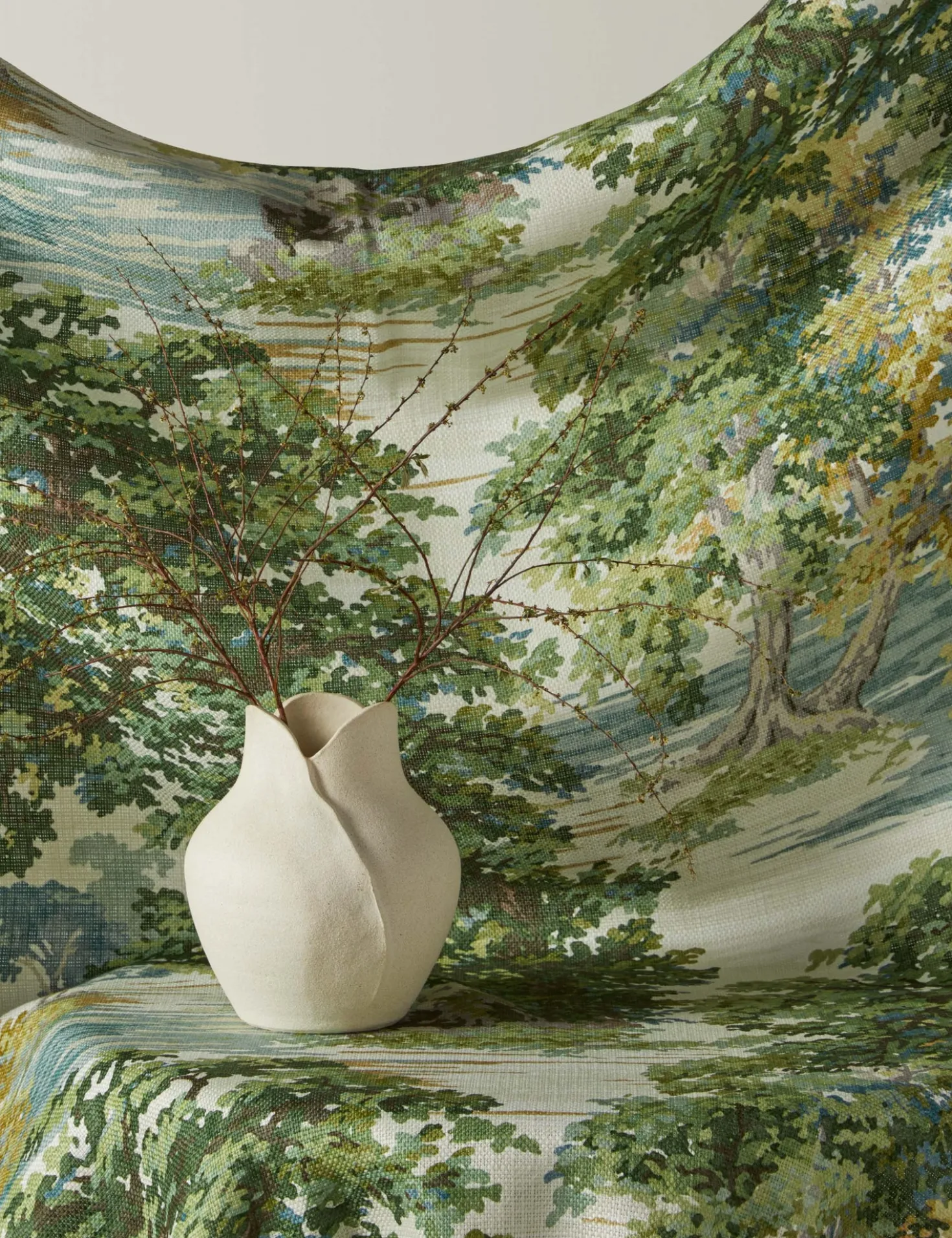 Ancient Canopy Viscose Fabric by Morris & Co.