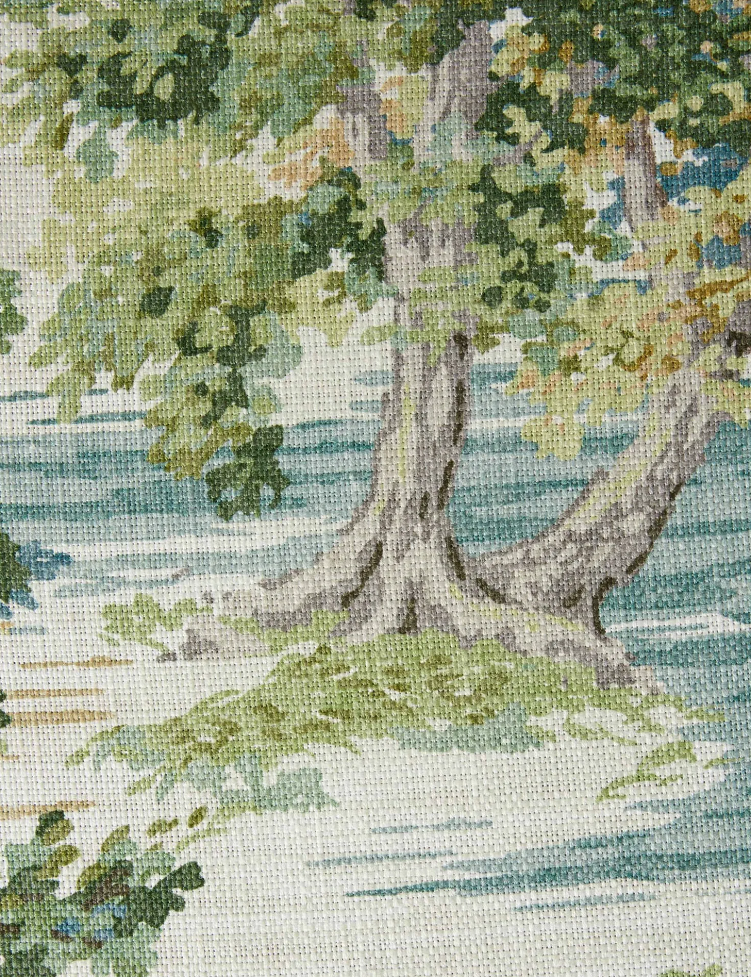 Ancient Canopy Viscose Fabric by Morris & Co.