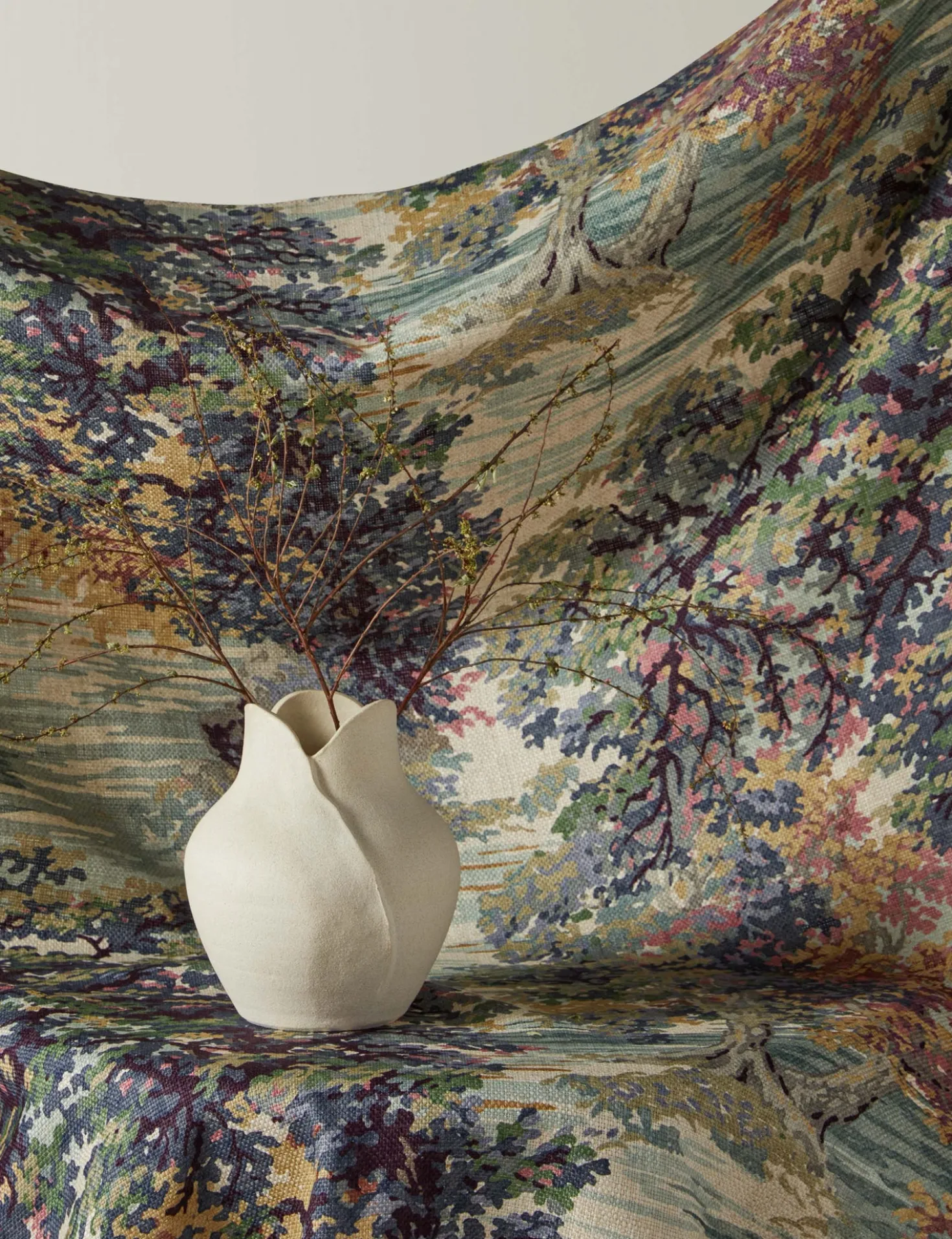 Ancient Canopy Viscose Fabric by Morris & Co.