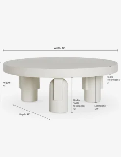 Anja Indoor / Outdoor Round Coffee Table
