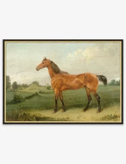 Antiqued Horse II Wall Art