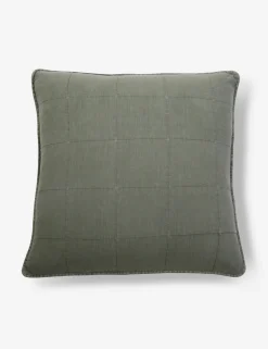 Antwerp Large Quilted Euro Sham by Pom Pom at Home