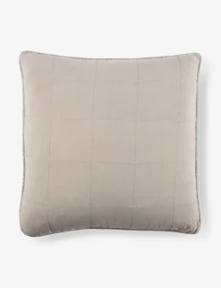 Antwerp Large Quilted Euro Sham by Pom Pom at Home