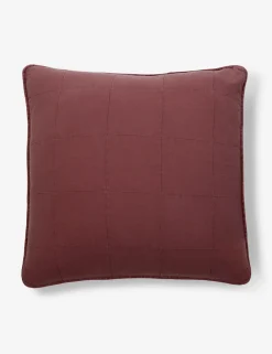 Antwerp Large Quilted Euro Sham by Pom Pom at Home