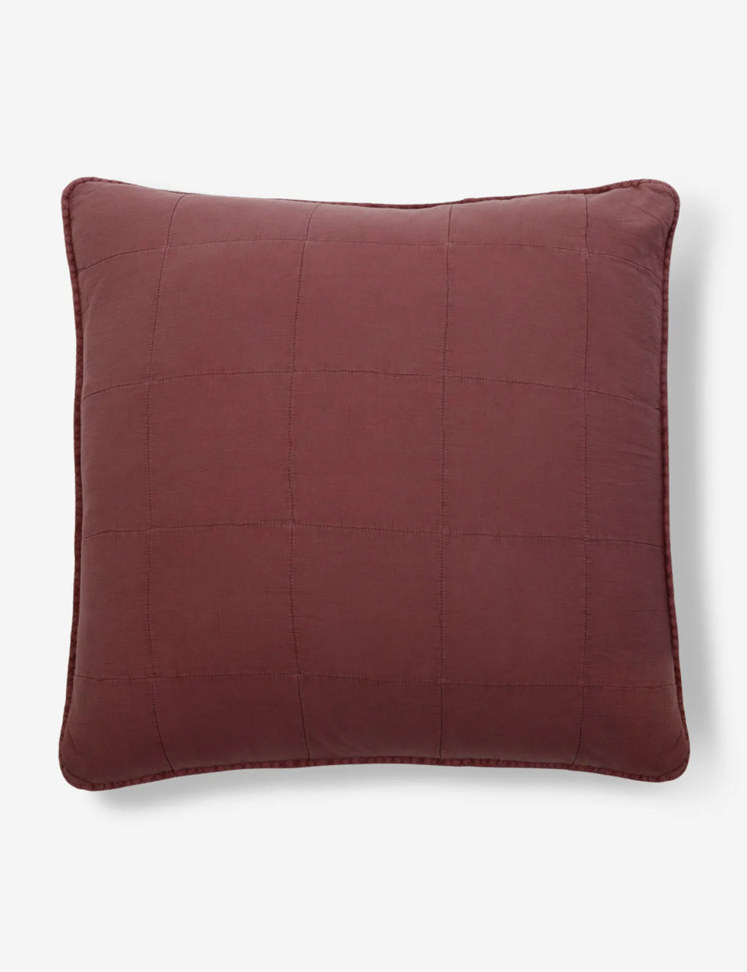 Antwerp Large Quilted Euro Sham by Pom Pom at Home
