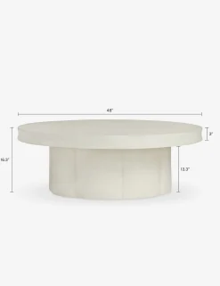 Apel Indoor / Outdoor Round Coffee Table