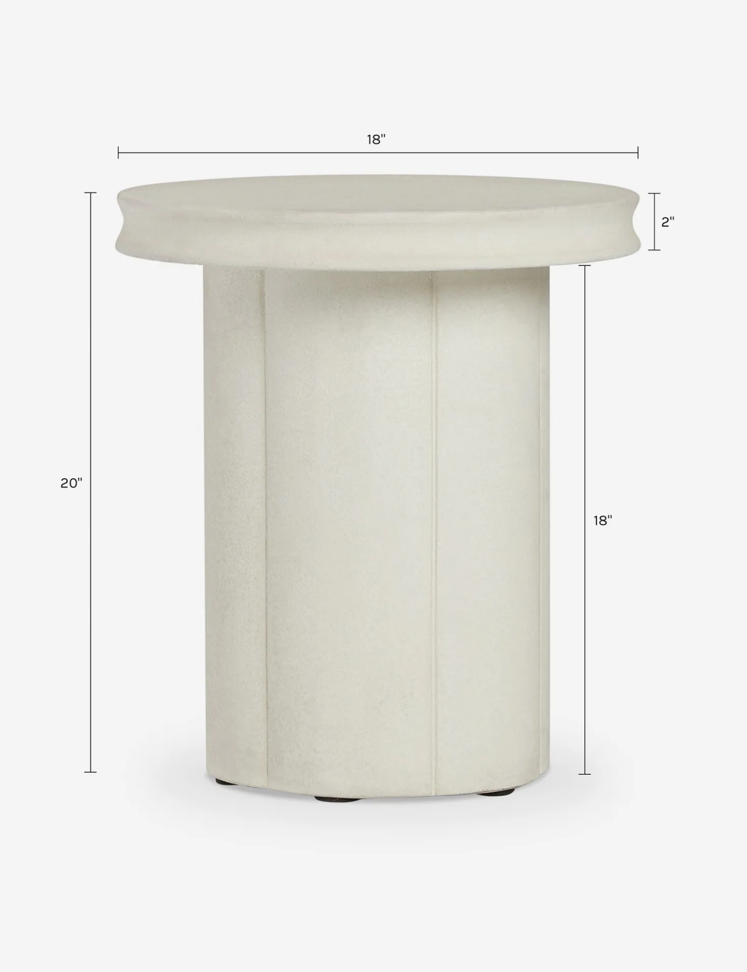 Apel Indoor / Outdoor Round Side Table