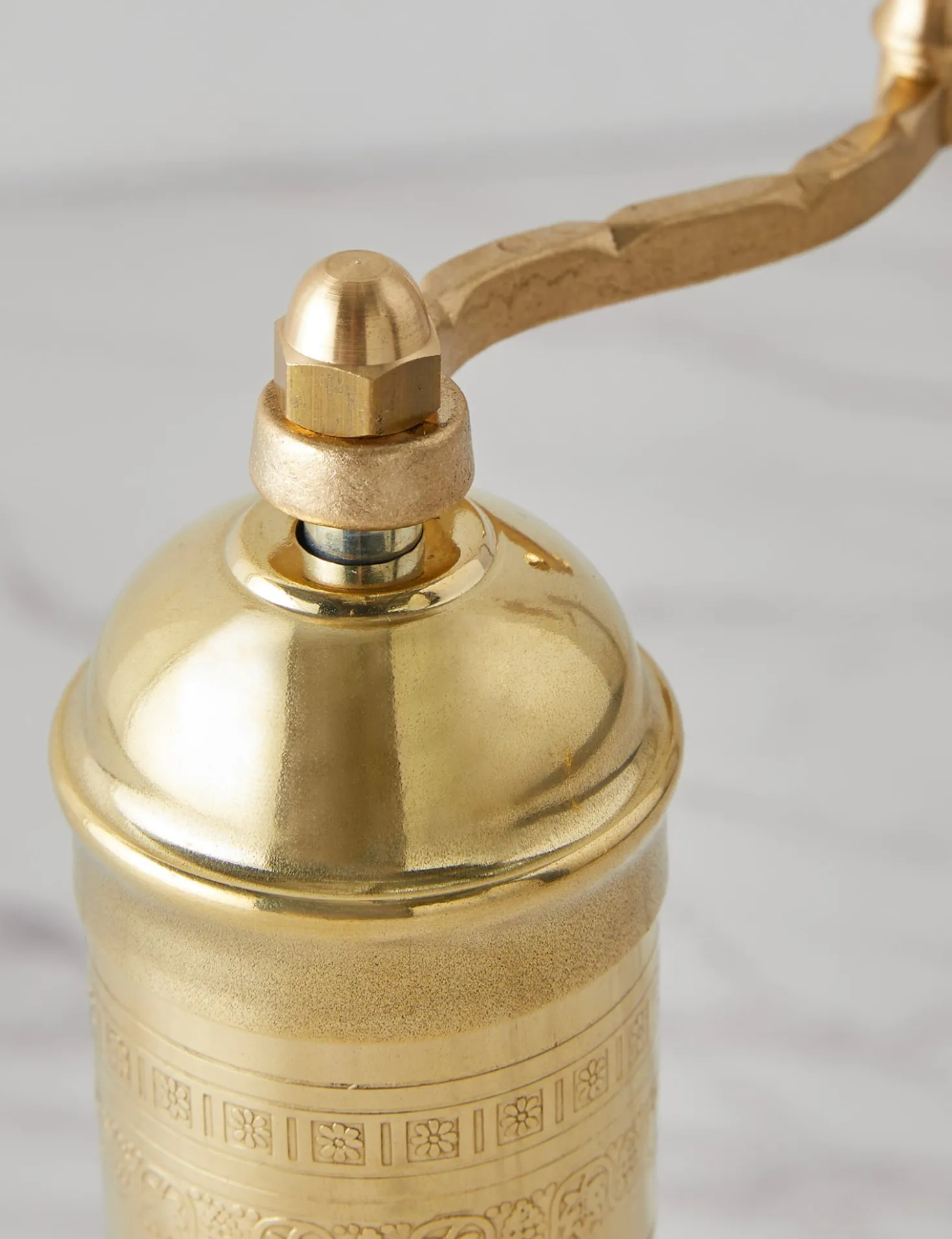 Atlas Brass Pepper Mill