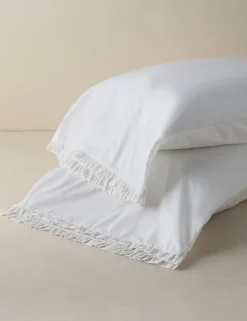 Audrey Ruffle Cotton Percale Sheet Set by Pom Pom at Home