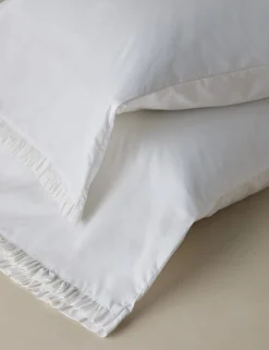 Audrey Ruffle Pillowcase (Set of 2) by Pom Pom at Home