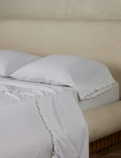 Audrey Ruffle Pillowcase (Set of 2) by Pom Pom at Home