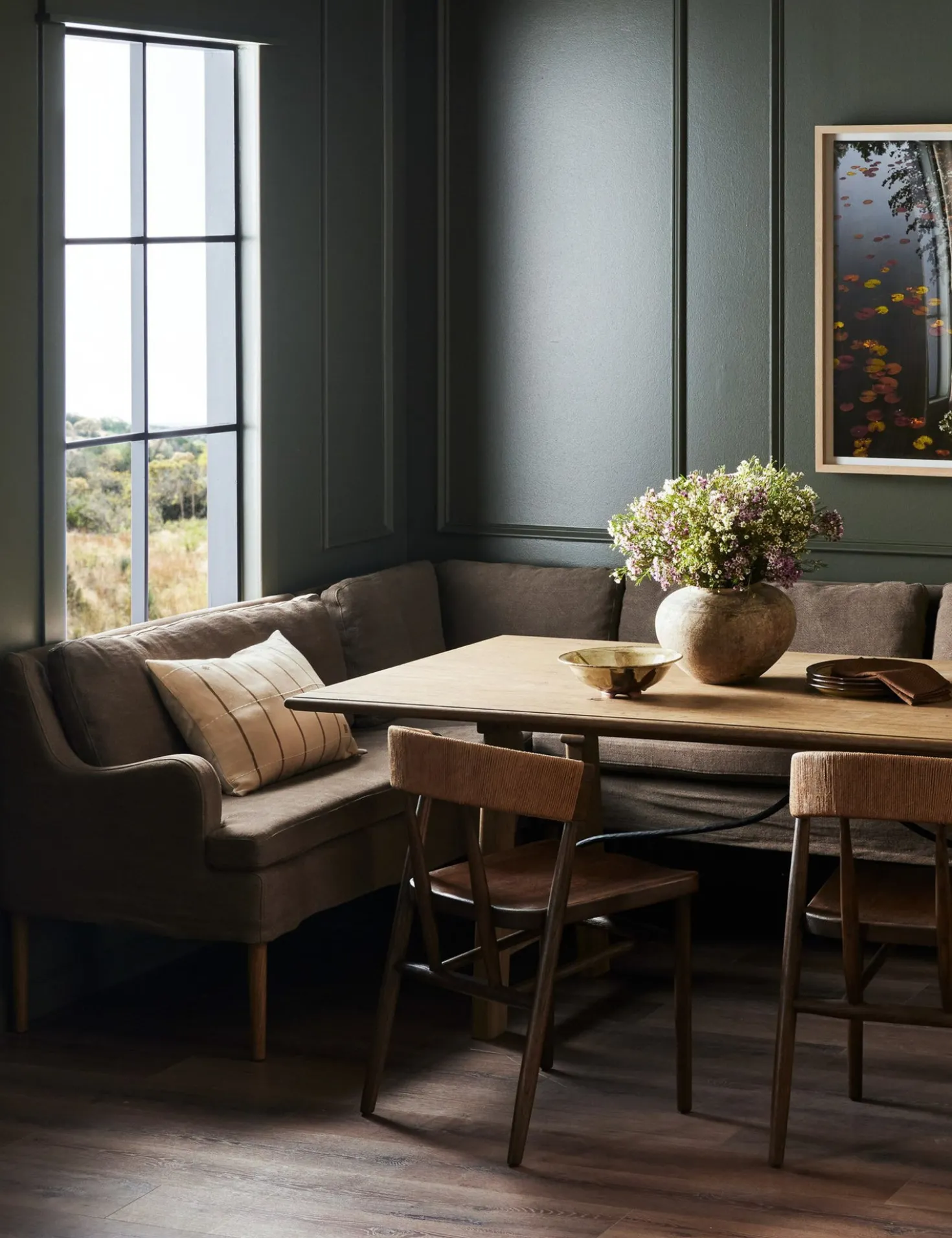Aurelia Dining Banquette by Amber Lewis x Four Hands