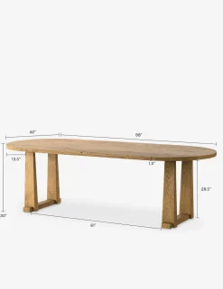 Ayla Dining Table by Amber Lewis x Four Hands