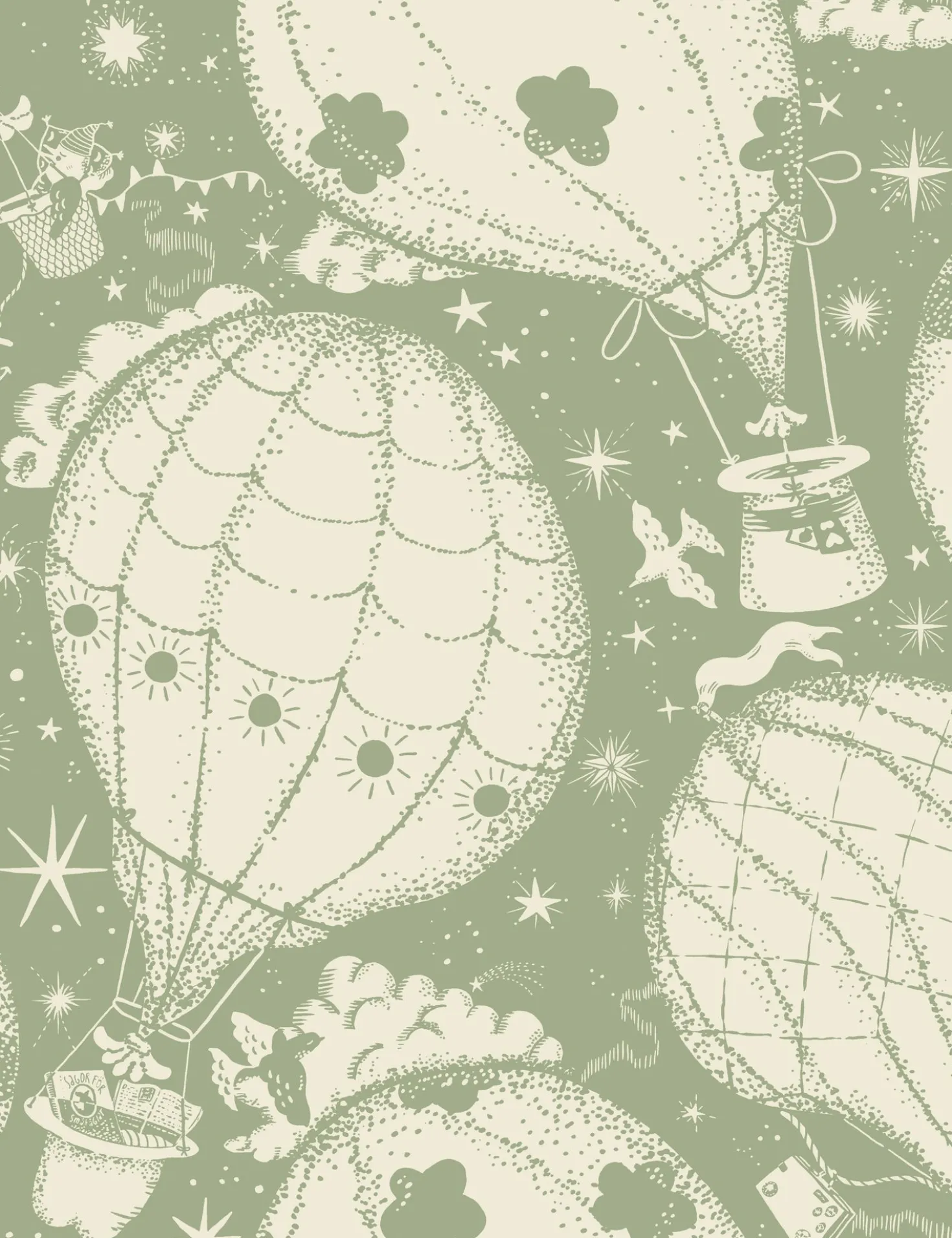 Ballongerna Wallpaper by Lina Schnaufer