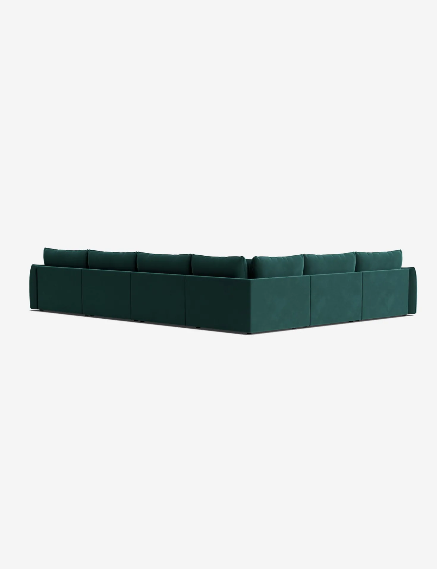 Balmer Modular Corner Sectional Sofa With Ottoman