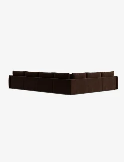 Balmer Modular Corner Sectional Sofa With Ottoman