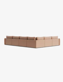 Balmer Modular Corner Sectional Sofa With Ottoman