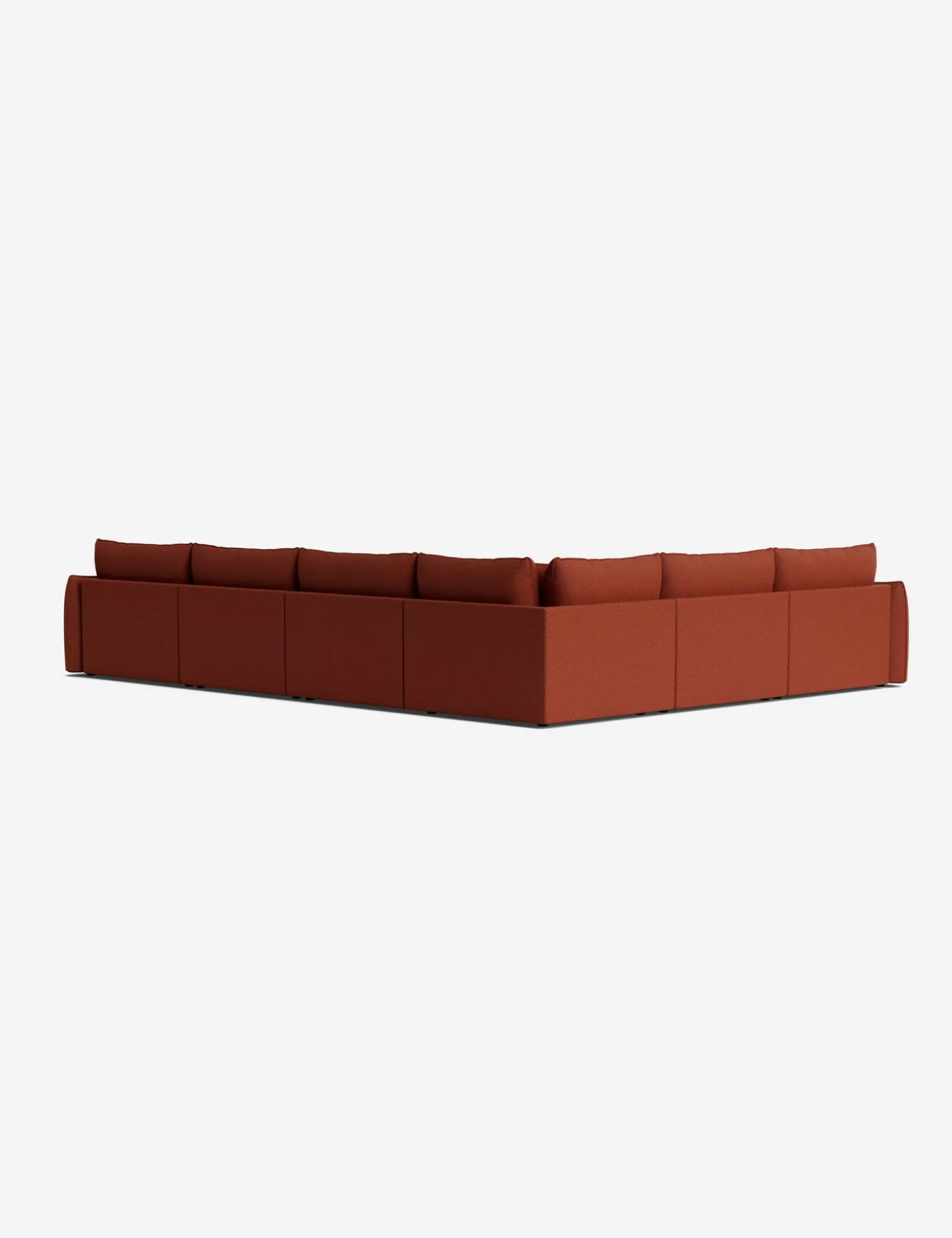 Balmer Modular Corner Sectional Sofa With Ottoman
