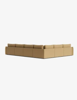 Balmer Modular Corner Sectional Sofa With Ottoman