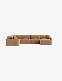 Balmer Modular Corner Sectional Sofa With Ottoman