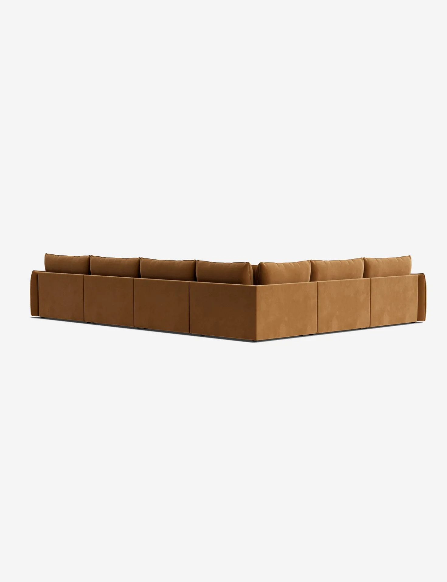 Balmer Modular Corner Sectional Sofa With Ottoman