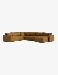 Balmer Modular Corner Sectional Sofa With Ottoman