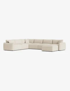 Balmer Modular Corner Sectional Sofa With Ottoman
