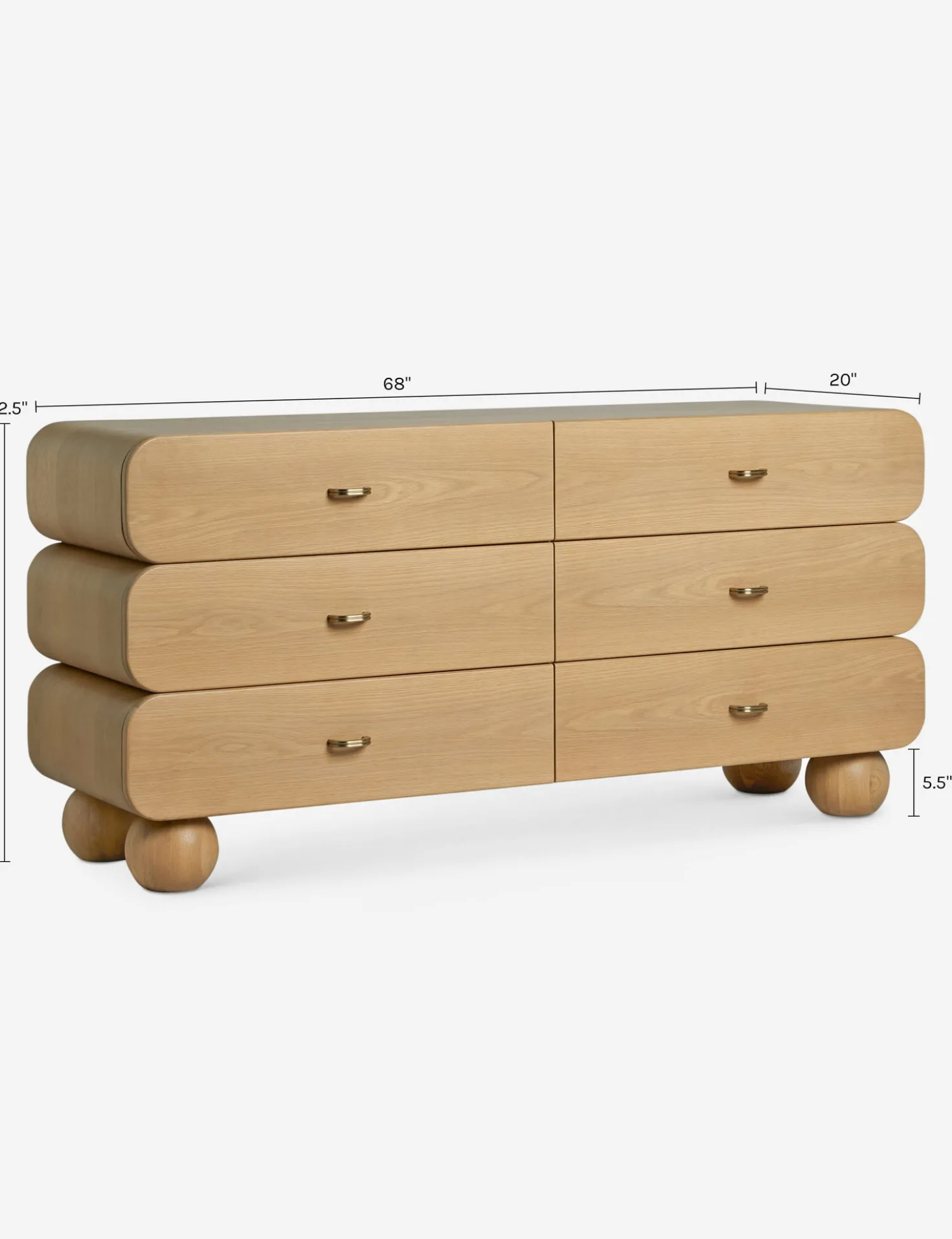 Barberi 6-Drawer Dresser
