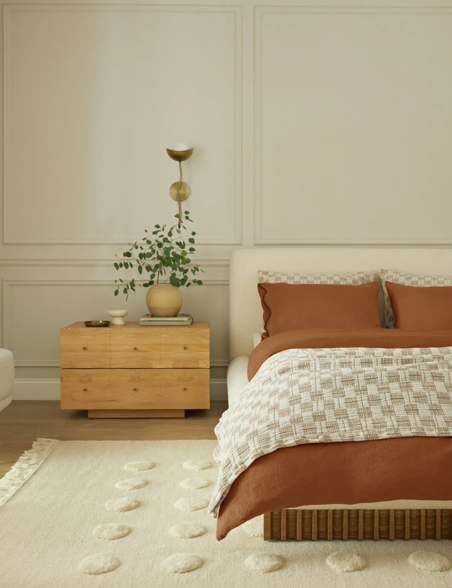 Basketweave Cotton Blanket by Sarah Sherman Samuel