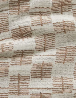 Basketweave Cotton Blanket by Sarah Sherman Samuel